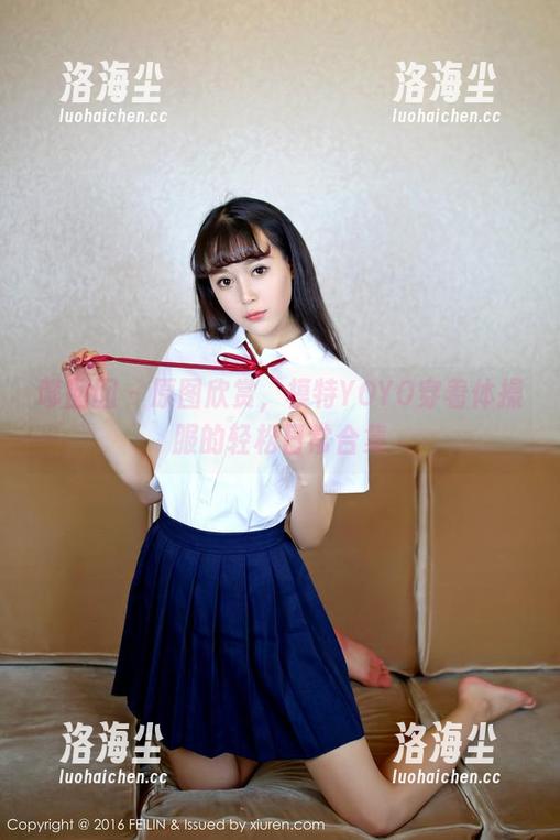 嗲囡囡 - 原图欣赏，模特YOYO穿着体操服的轻松日常合集