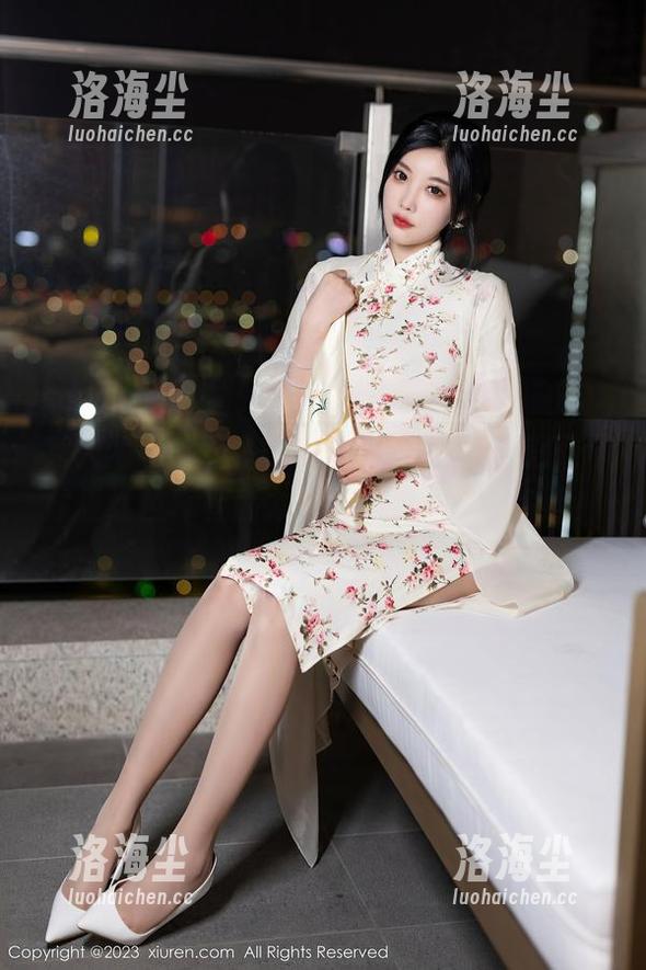 秀人网 - 大橘BBKira红裙，精选美图：如果红色真有魔力，那就是让她更好看！