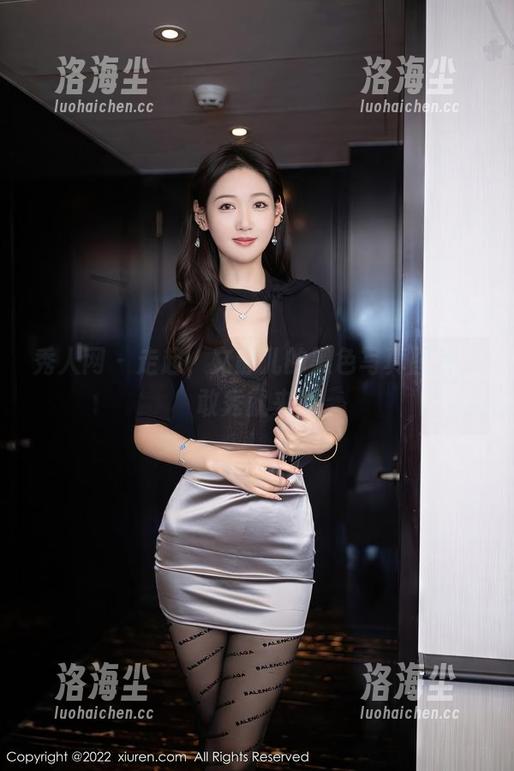 秀人网 - 走起，文静儿的黑色写真图片，敢秀就来！
