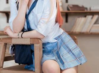 全套写真中的肉扣热热子，放课后的随心畅想