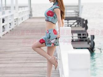 魅妍社 – Olivia童安琪的腿，真的是美图，上半部分虽然普通，但腿部完全不在一个次元里。
